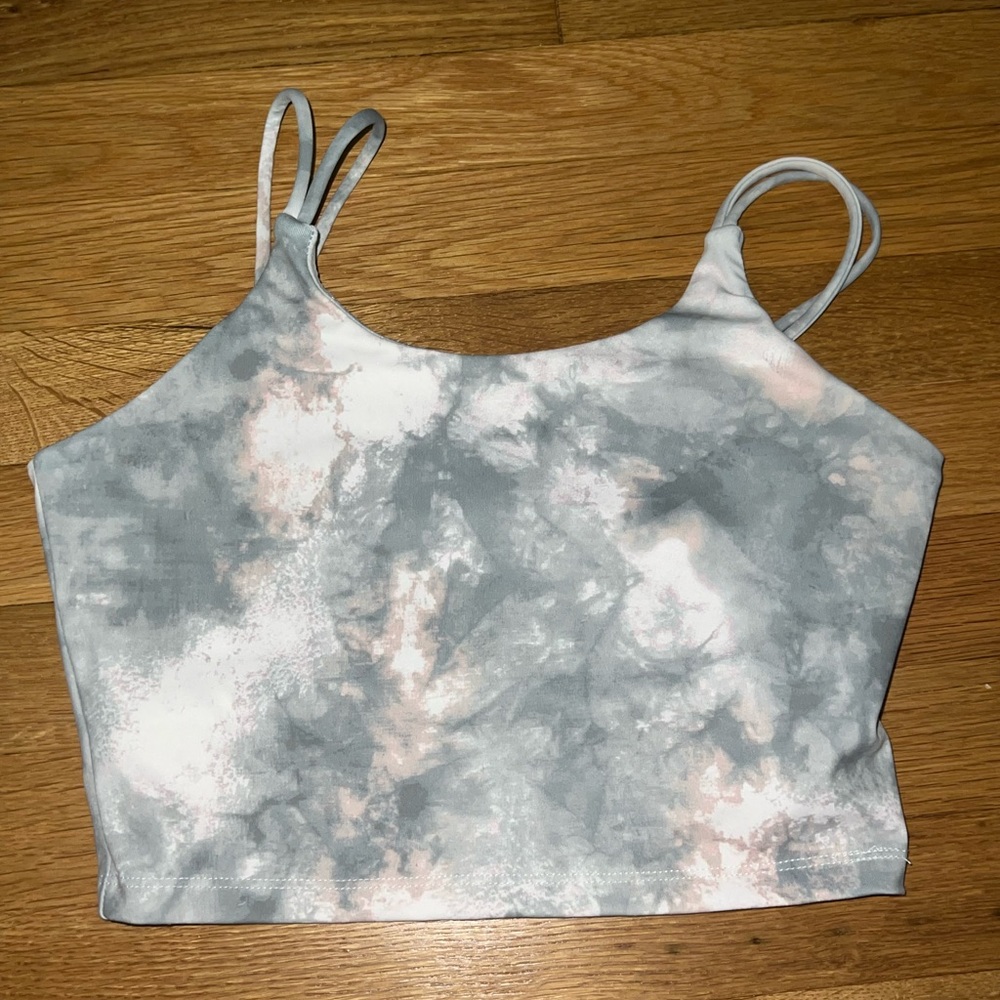 Celer Sports Bra Double Longline Crop Tank Top